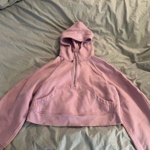 Lululemon milkshake oversized half zip scuba